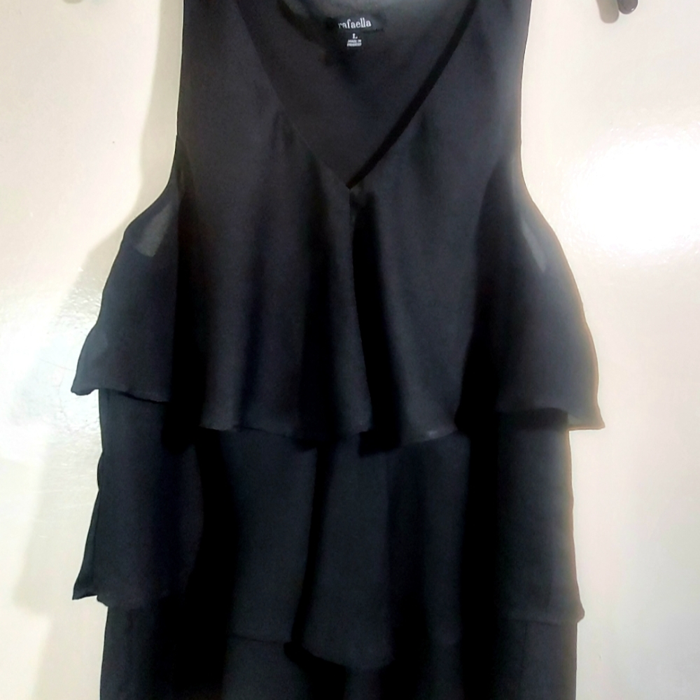 Sleeveless Black Blouse